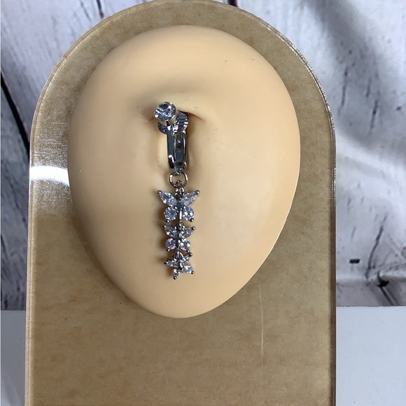 Clip-On Belly Button Ring - Picture 4 of 4